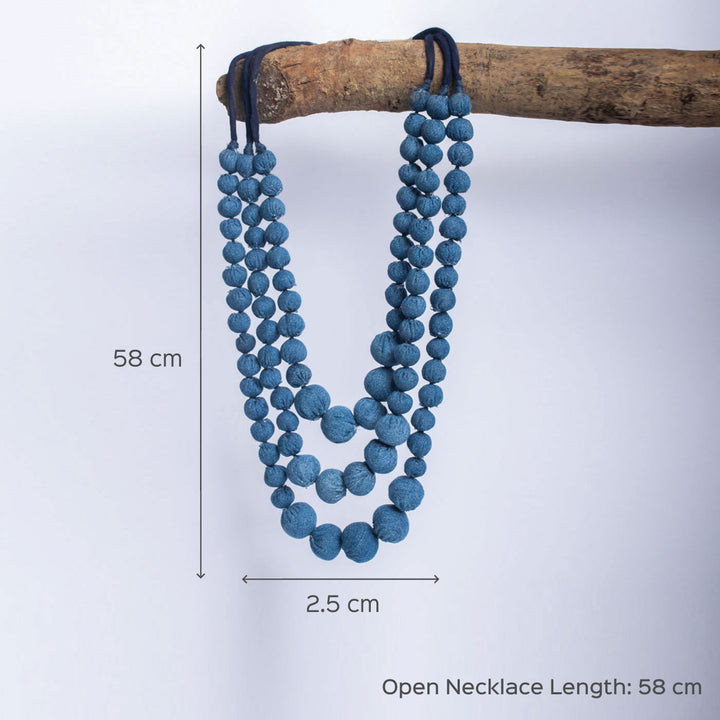 Vaishnavi Upcycled Denim Necklace