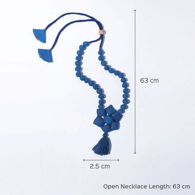 Pratyaksha Upcycled Denim Necklace