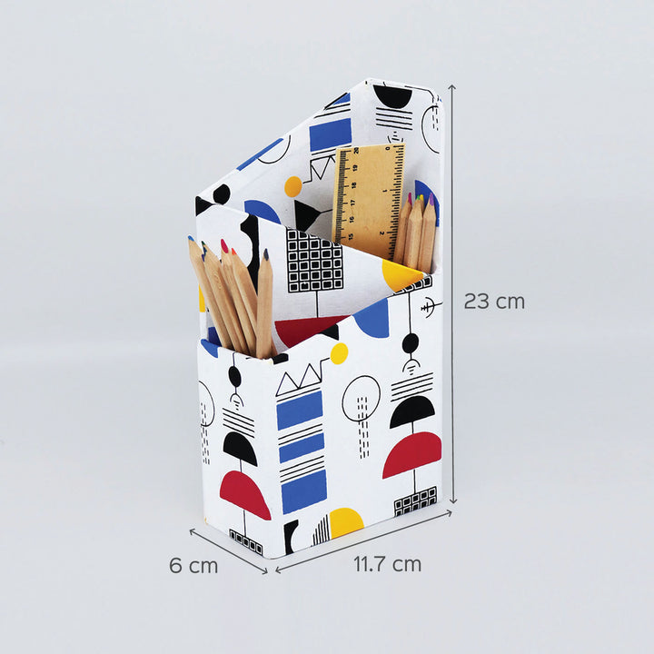 Handmade Paper Colourful Pen Stand
