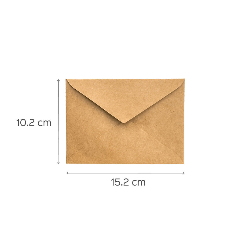 Brown Bamboo Gift Envelope