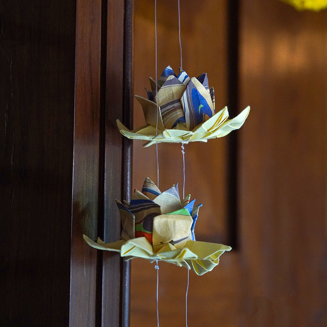Handmade Origami Flowers Hangings