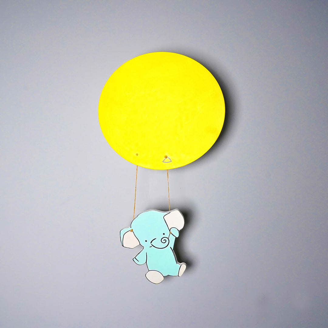 Cute Elephant Backlit Wall Light for Kids