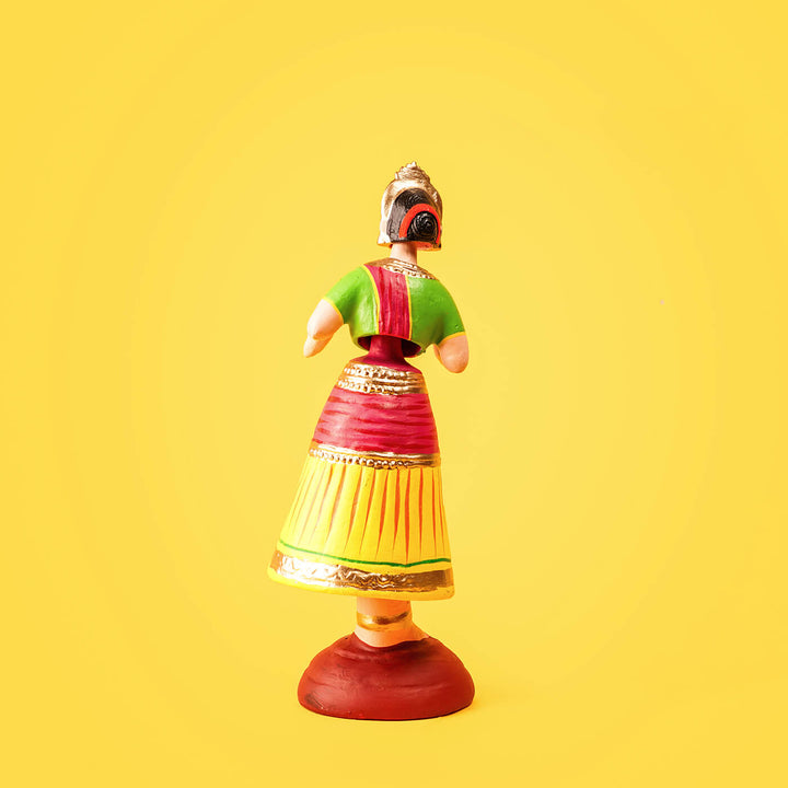 Dancing Thanjavur Doll - Red, Green & Yellow