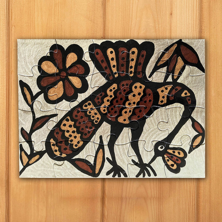 Sohrai Birds - 20 Piece Jigsaw Puzzle - Set of 2