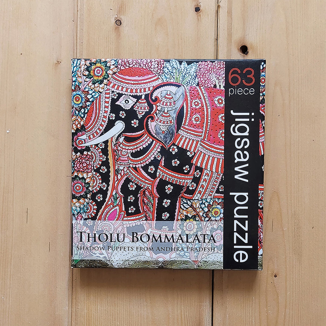 Tholu Bommalata Elephant - 63 Piece Jigsaw Puzzle
