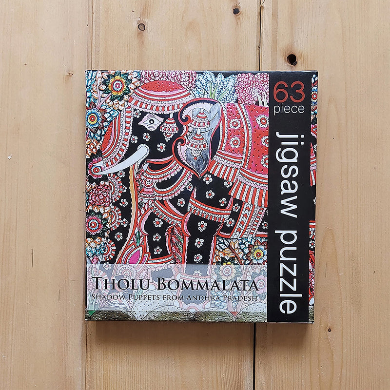 Tholu Bommalata Elephant - 63 Piece Jigsaw Puzzle
