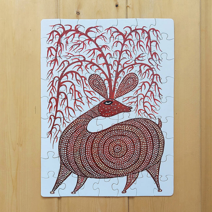 Bhil Deer - 63 Piece Jigsaw Puzzle