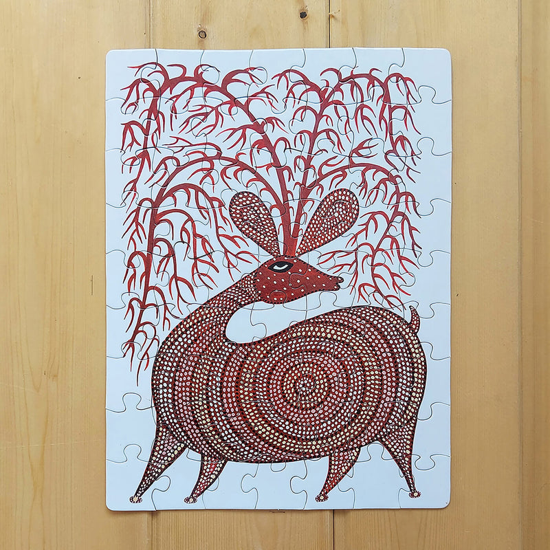 Bhil Deer - 63 Piece Jigsaw Puzzle