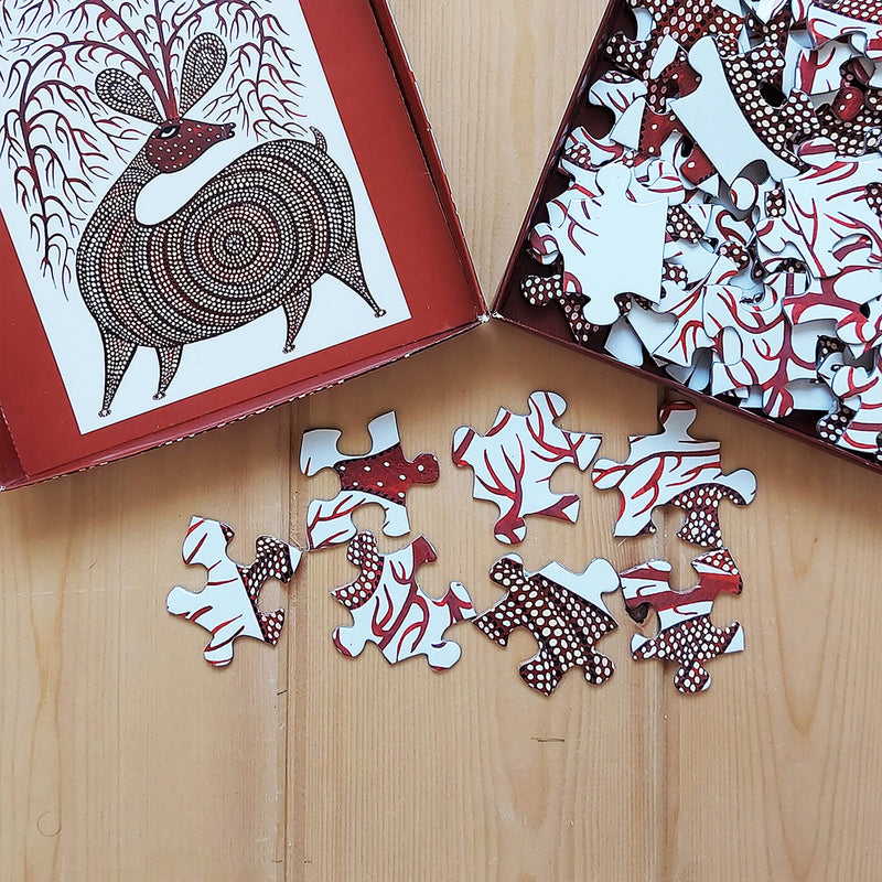 Bhil Deer - 63 Piece Jigsaw Puzzle