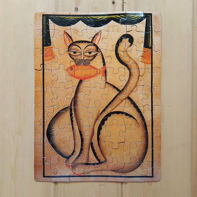 Kalighat Phat Cats - 63 Piece Jigsaw Puzzle