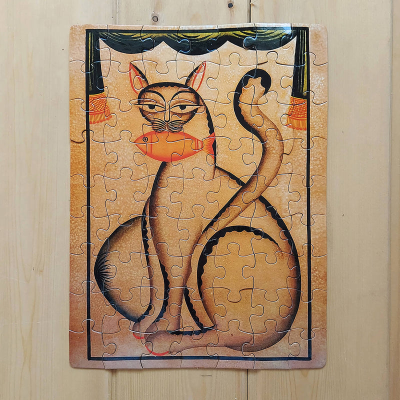 Kalighat Phat Cats - 63 Piece Jigsaw Puzzle