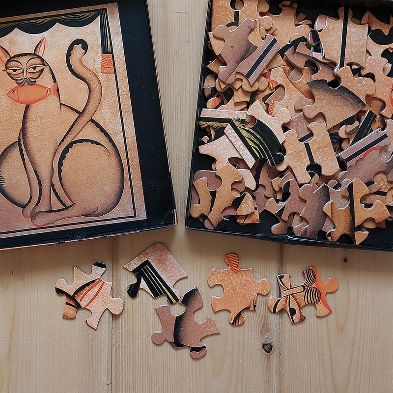 Kalighat Phat Cats - 63 Piece Jigsaw Puzzle