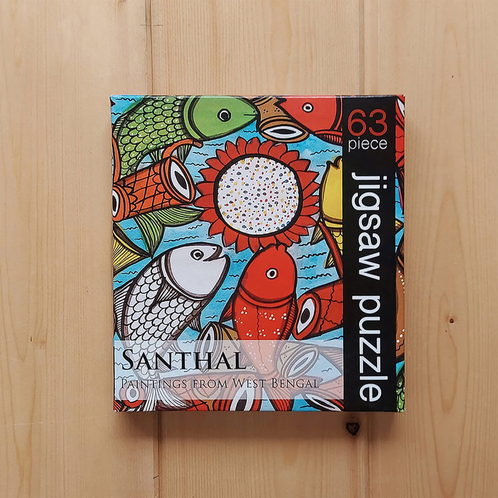 Santhal Fish - 63 Piece Jigsaw Puzzle