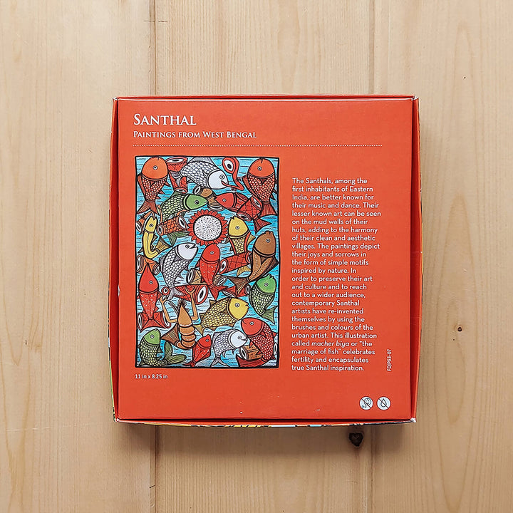Santhal Fish - 63 Piece Jigsaw Puzzle