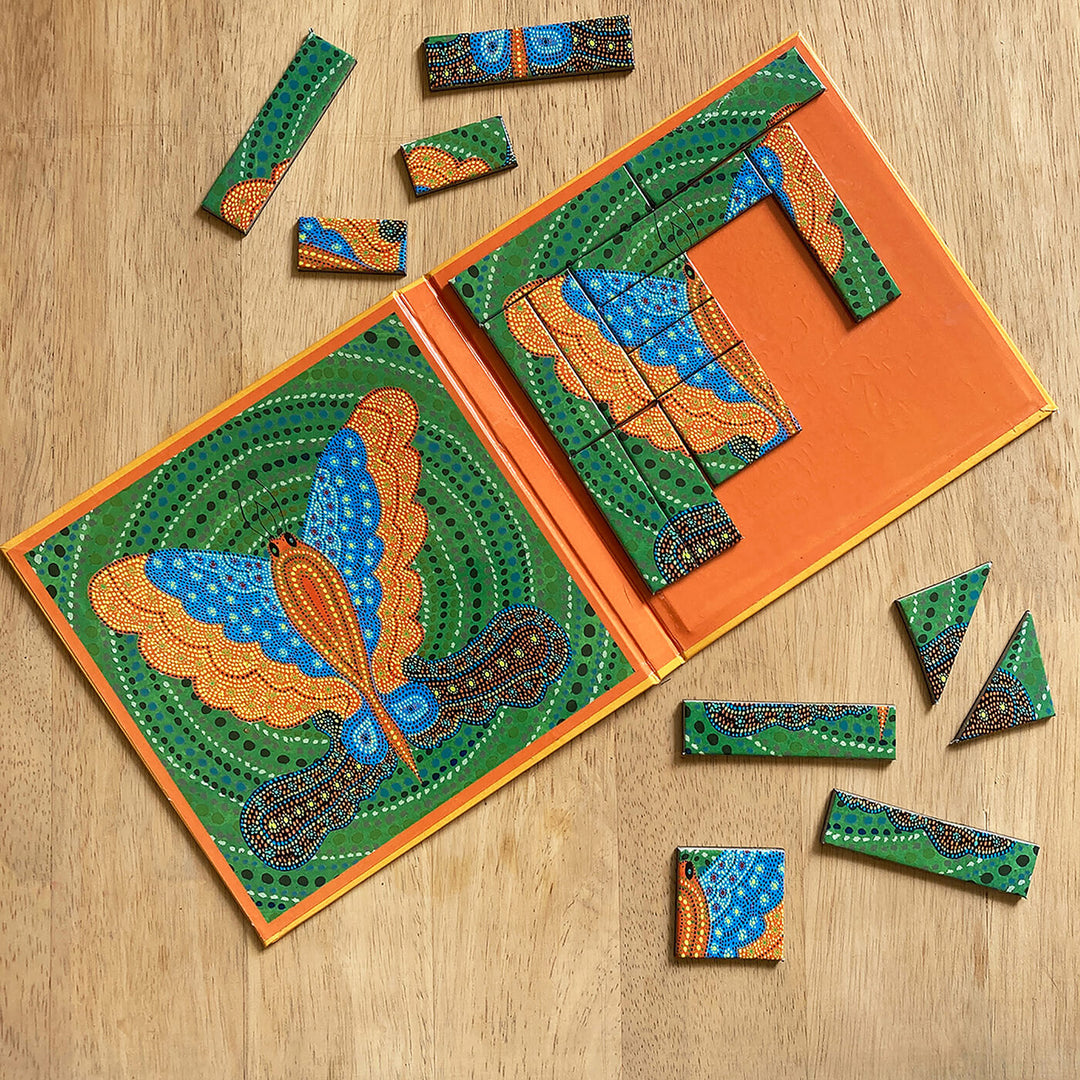 Magnetic Puzzle - Bhil - Butterfly