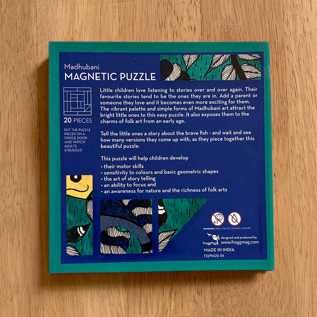 Magnetic Puzzle - Madhubani - Fish