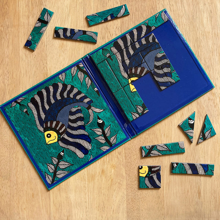 Magnetic Puzzle - Madhubani - Fish