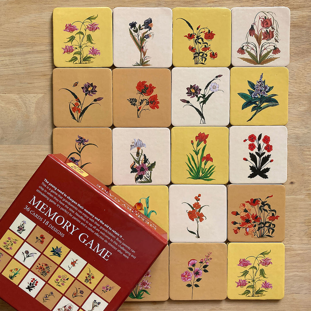 Memory Game - Large - Mughal Flowers