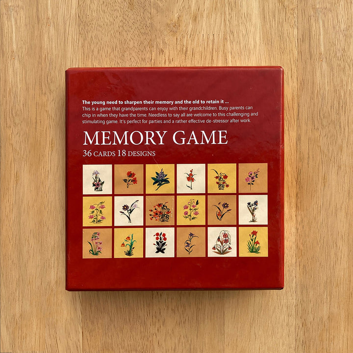 Memory Game - Large - Mughal Flowers