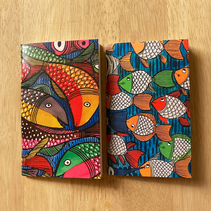 Patachitra Art Notebooks with Printed Cover - Set of 2
