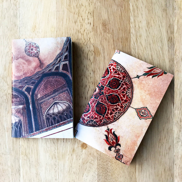 Rajasthani Folk Art Notebooks with Printed Cover - Set of 2