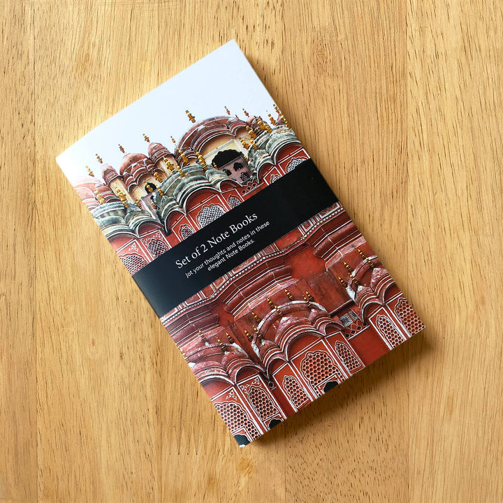 Hawa Mahal Art Notebooks with Printed Cover - Set of 2