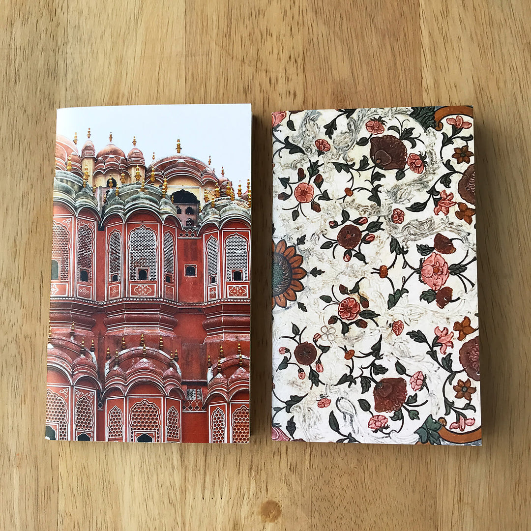 Hawa Mahal Art Notebooks with Printed Cover - Set of 2