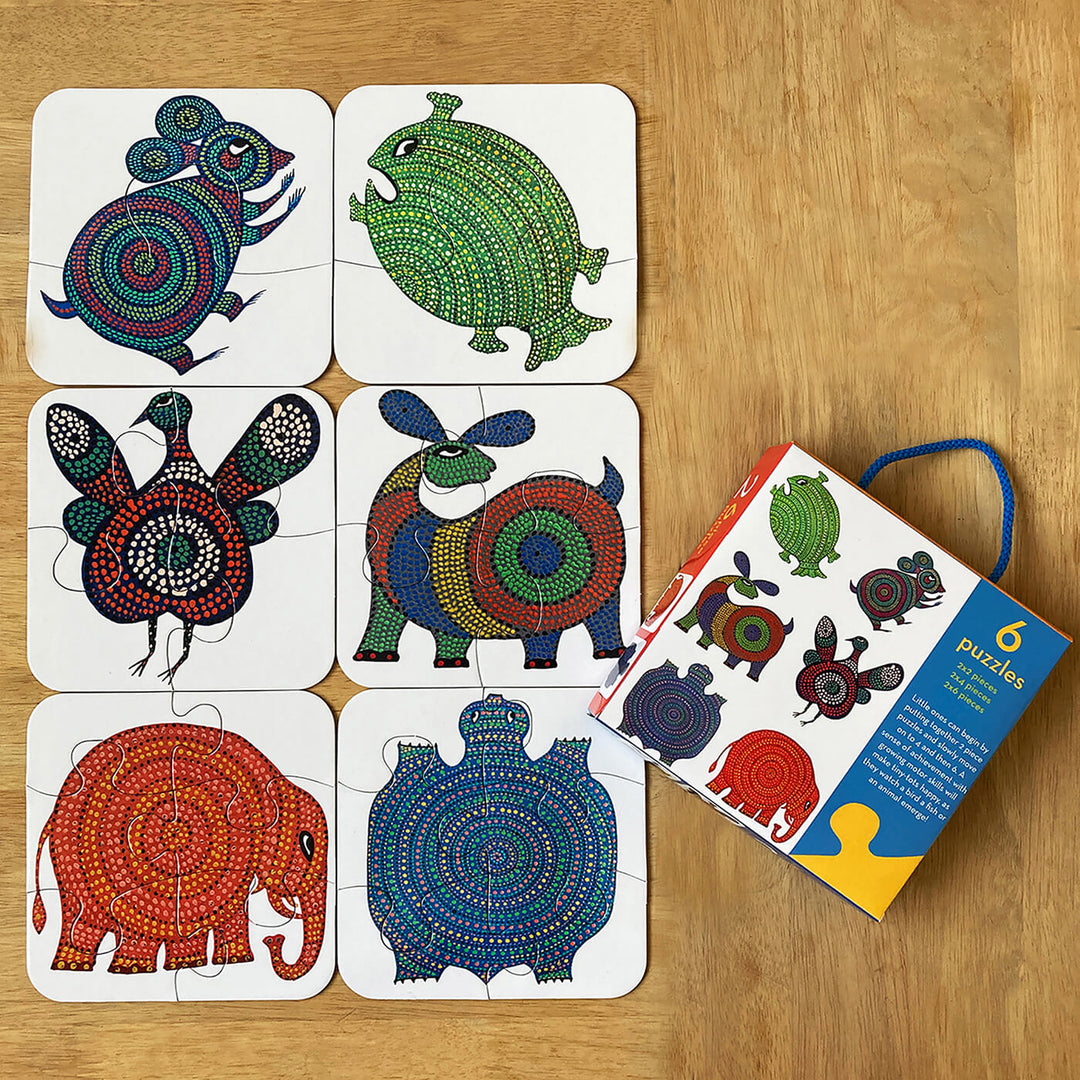Toddler Puzzle Set Of 6 - Bhil