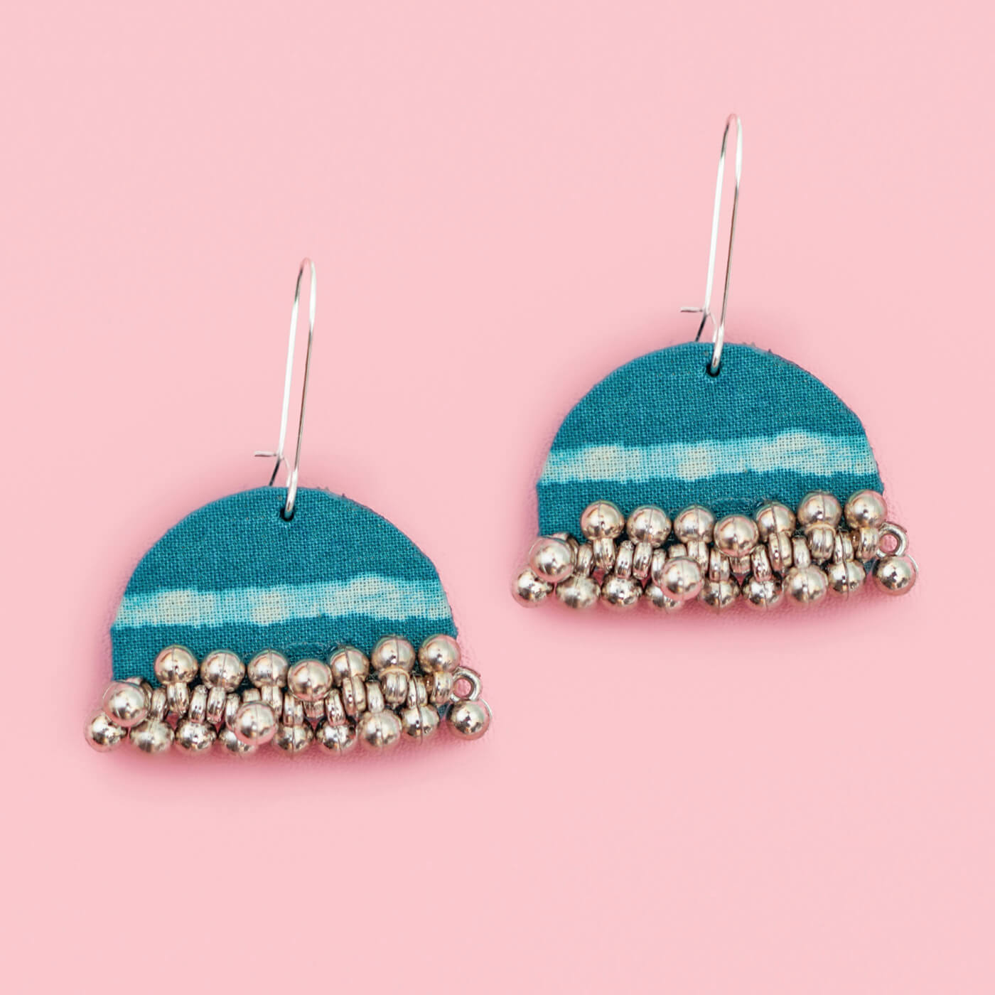 Decoupage jhumkas deals