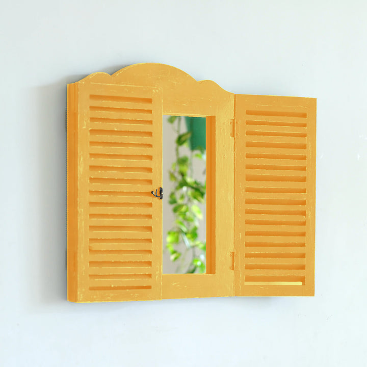 Small Vintage Farmhouse Window Mirror