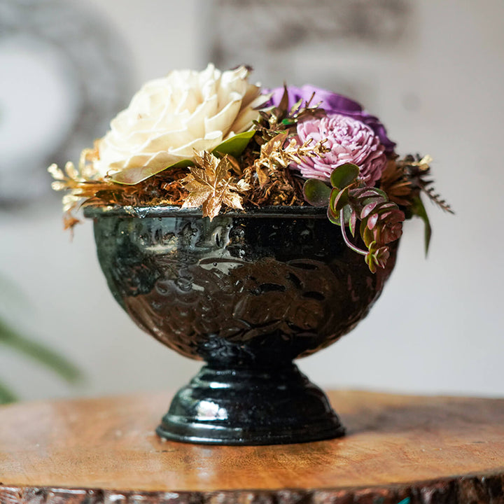 Handcrafted Solawood Flowers "Floral Fancy" Centerpiece