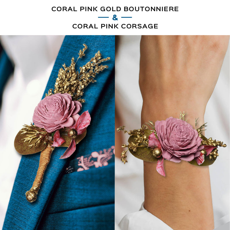 Corsage and Boutonniere Combo - Set of 2