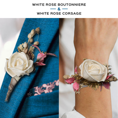 Corsage and Boutonniere Combo - Set of 2