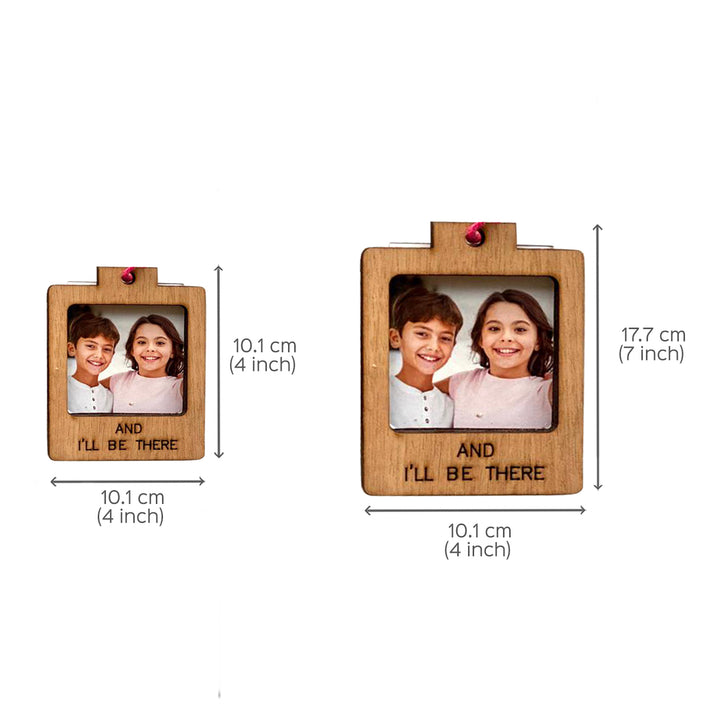 Personalized Polaroid Photo Magnet with 2 photos