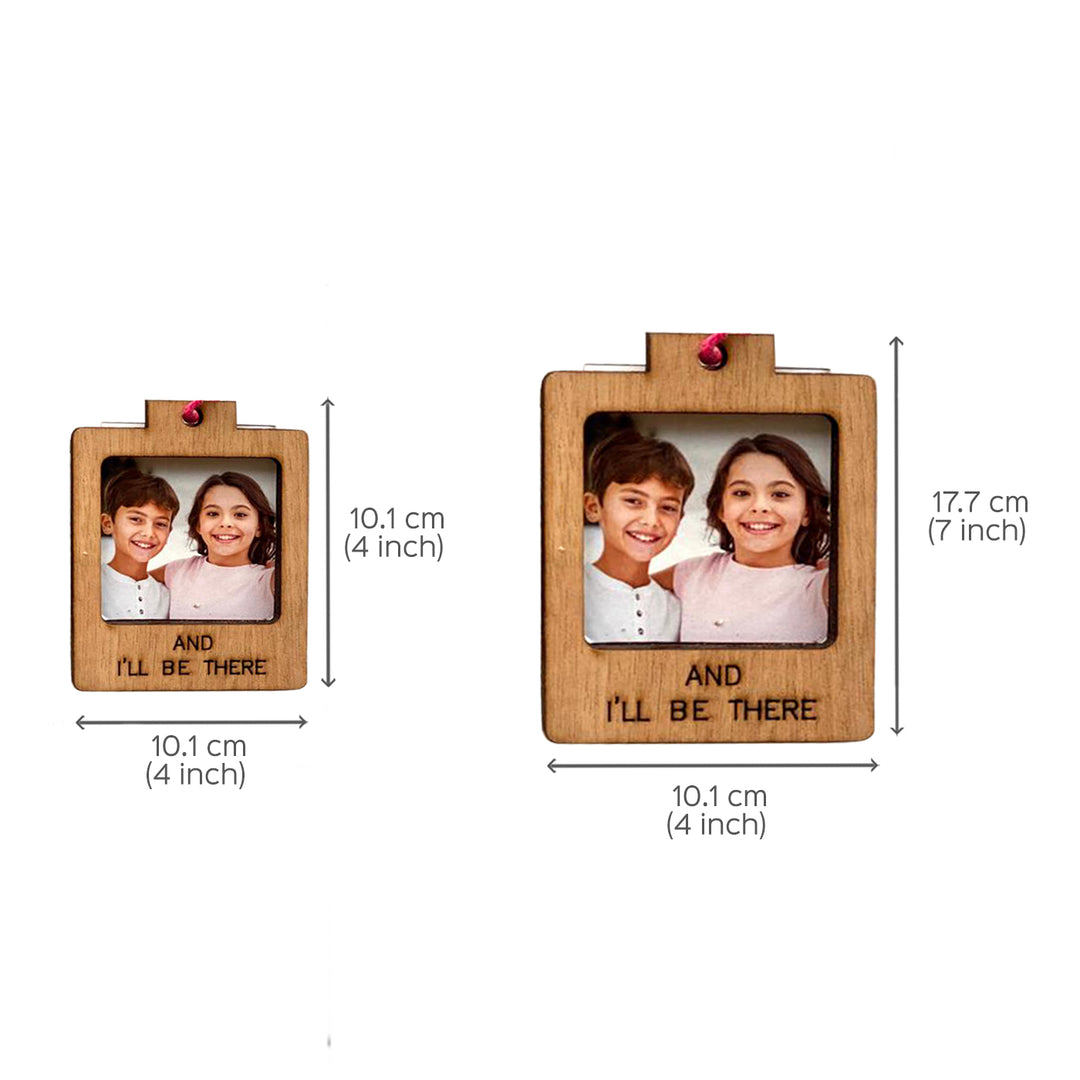 Personalized Polaroid Photo Magnet with 2 photos