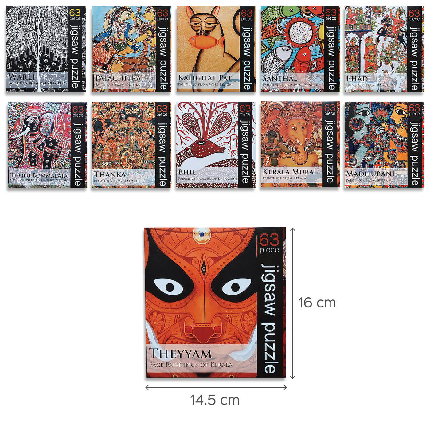 人気メーカー・ブランド Piece 63 - Krishna Radha Madhubani Buy Jigsaw Online Puzzle Nintendo Switch
