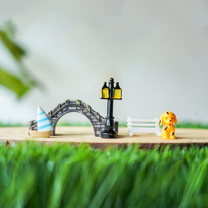 Riverside Miniature Set for Garden Décor & DIY Projects