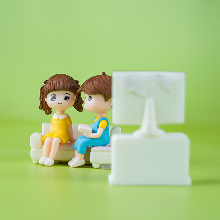 Living Room Miniature Set for Garden Décor & DIY Projects