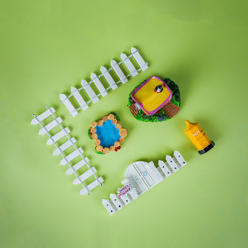 Home Miniature Set for Garden Décor & DIY Projects