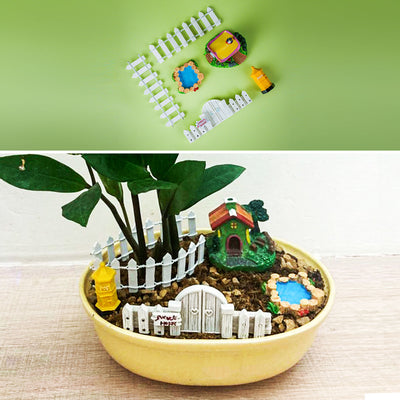 Home Miniature Set for Garden Décor & DIY Projects