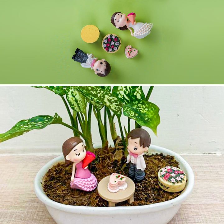 Wedding Miniature Set for Garden Décor & DIY Projects