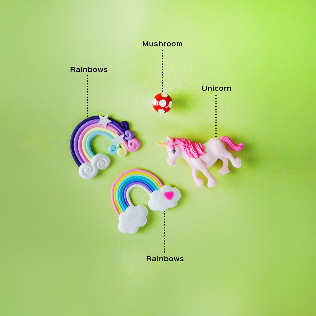 Unicorn Miniature Set for Garden Décor & DIY Projects