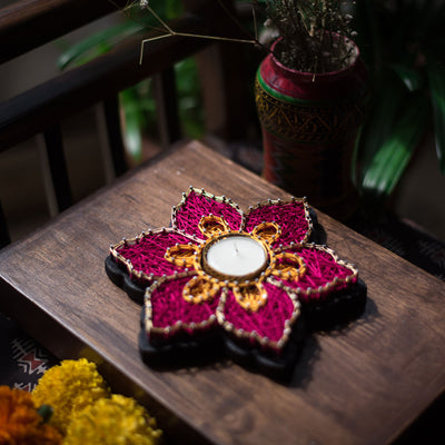 Regal Star String Art Tealight Holder
