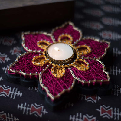Regal Star String Art Tealight Holder