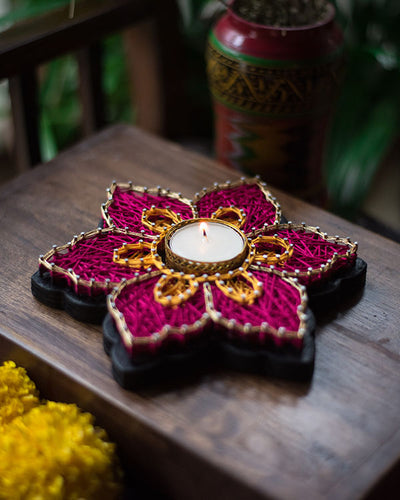Regal Star String Art Tealight Holder