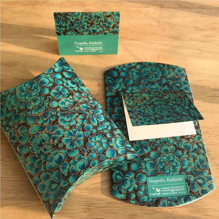 Gift Pouch - Kashmiri Naqashi, Shikra