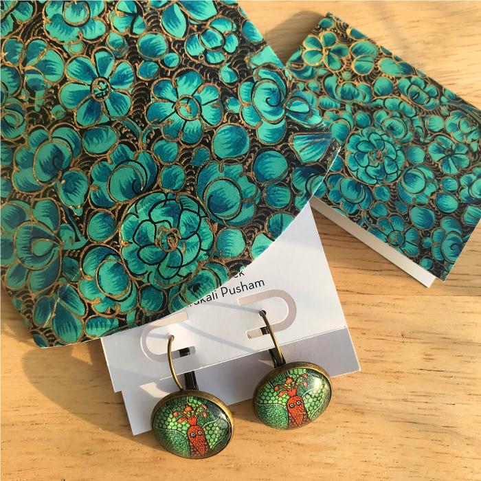 Gift Pouch - Kashmiri Naqashi, Shikra