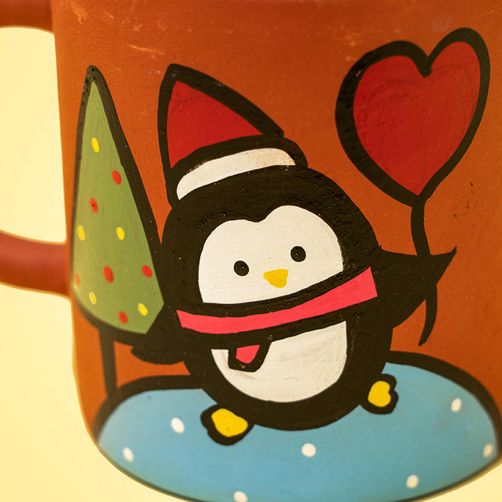 Personalised Terracotta Christmas Mug