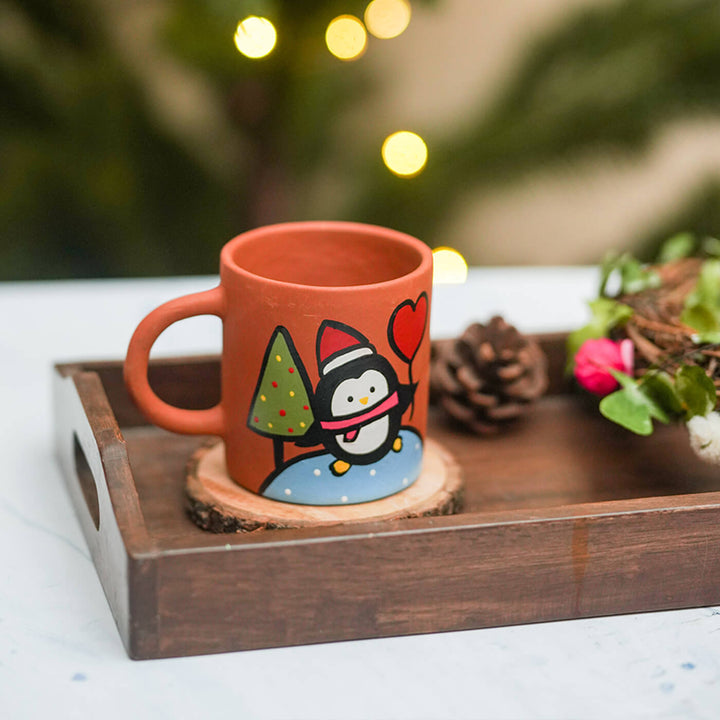 Personalised Terracotta Christmas Mug