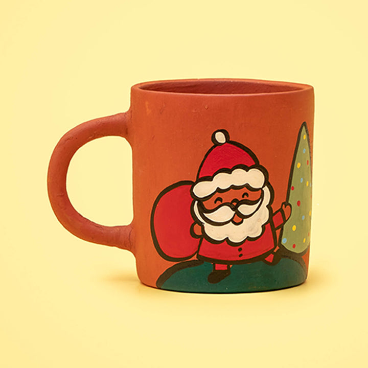 Personalised Terracotta Christmas Mug